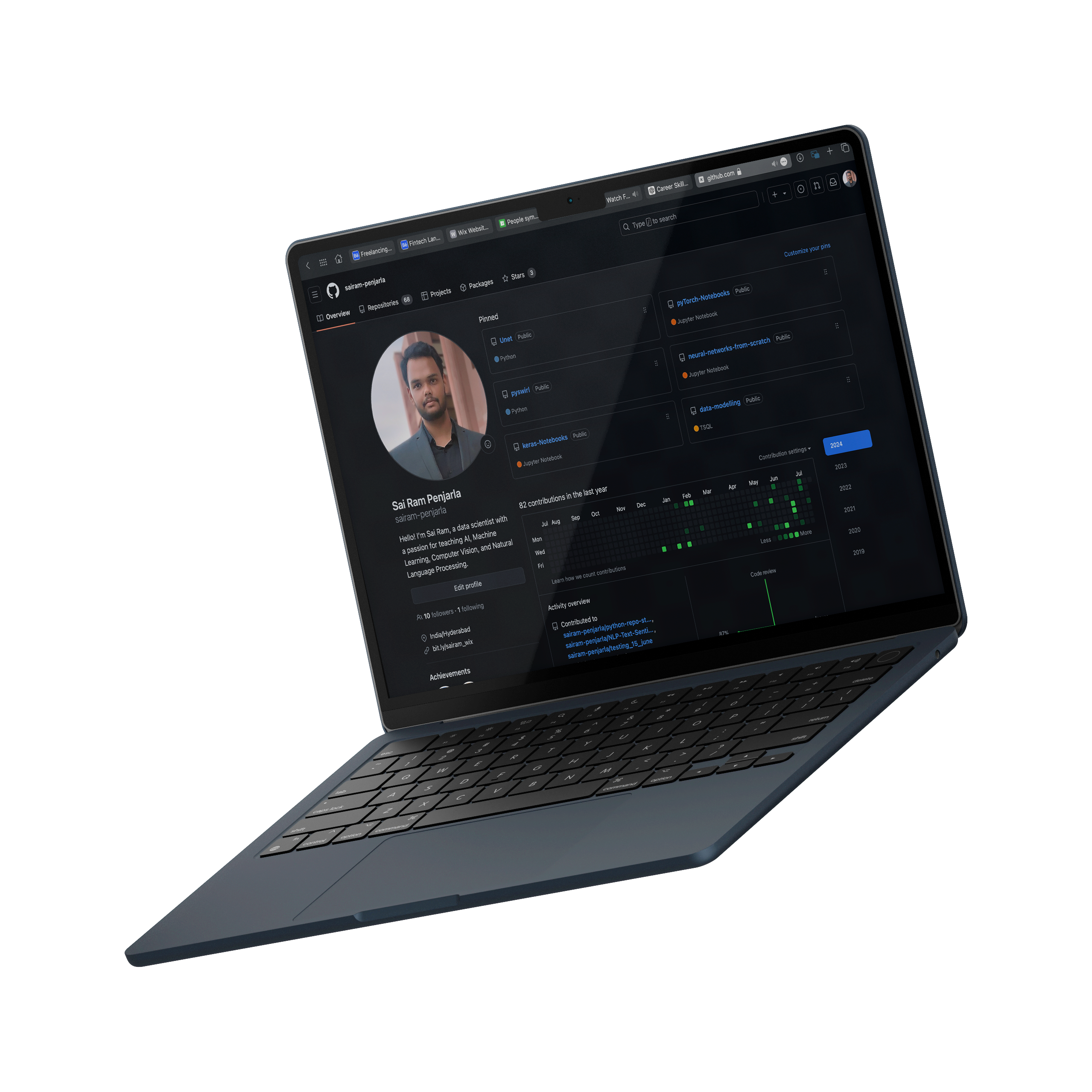 Laptop displaying YouTube tutorials